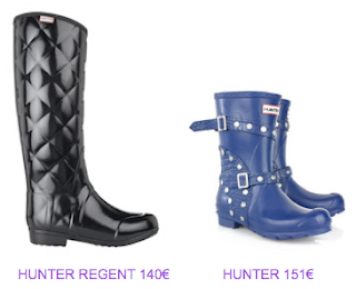 Botas Hunter Regent y short azulonas